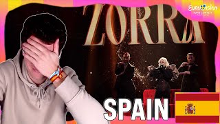 REACTION to SPAIN 🇪🇸 EUROVISION 2024  Nebulossa  Zorra 🦊 [upl. by Attelliw]