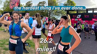 i ran my first marathon  the london marathon 2022 [upl. by Eyahc]