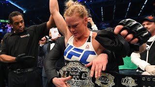 Crowning Moment Holly Holm Completes the Upset With Shocking KO Over Ronda Rousey For the Title 👑 [upl. by Aicilehp]