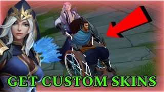 How to Get CUSTOM SKINS in League of Legends ✅ EASY LOL Guide  How to UNLOCK Custom Skins in LOL [upl. by Normandy]