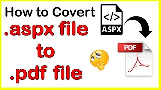 How to Convert aspx file to pdf format  Creative Learning By Ritesh clbr [upl. by Aehcsrop]