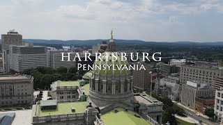 Harrisburg Pennsylvania  4K Drone Tour [upl. by Arden]