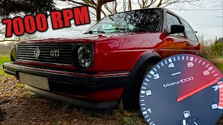 INSANE 16V SOUNDS  POV 4K GOPRO  VW Golf GTI Mk2 16V [upl. by Fanestil]