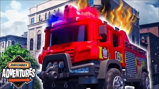 Incredible Fire Truck Rescue  More Cars for Kids – Matchbox 🚒 🔥 [upl. by Misti]