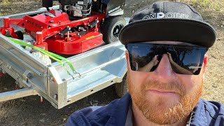 Brisbane Queensland maintenance mowing on my Gravely Prostance 32” stand on zero turn mower [upl. by Rovaert]