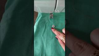 😍 Effortless Button Tucking With Sewing Machine ✨ [upl. by Docia]