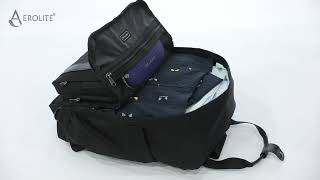 Aerolite 40x20x25cm Ryanair Max CarryOn Aerolites EcoFriendly Backpack Fits Ryanair Perfectly [upl. by Lebasile]