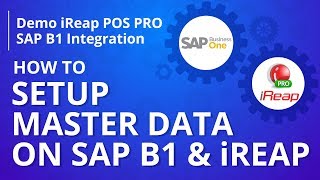 Master Data Category Product Customer Price  SAP Business One Integration with IREAP POS PRO [upl. by Eimor]