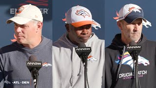 ATLvsDEN coordinator availability OC Joe Lombardi DC Vance JosephSTC Ben Kotwica preview Week 11 [upl. by Imer558]