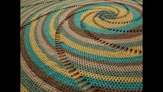 The Nautilus Blanket Crochet Tutorial [upl. by Enirehtacyram420]