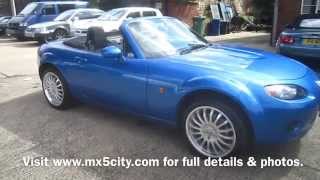 2006 Mazda MX5 Mk3 20 in metallic Winning Blue for sale at MX5 City in Doncaster [upl. by Bobette]