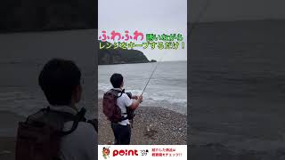 【タチウオ】ショアからジグでタチウオを釣る 釣り ショアジギング タチウオ 釣具のポイント fishing 釣具 shorts [upl. by Zorah]