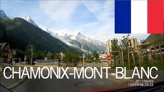 Driving in ChamonixMontBlanc Road Trip to Cannes 2017 [upl. by Aihsas]