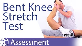 Bent Knee Stretch Test ⎟ Proximal Hamstring Tightness and Tendinopathy [upl. by Pudendas]