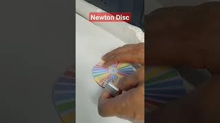 Newton Disc Experiment science shorts viral [upl. by Namyac419]