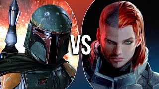 VS  Boba Fett vs Commander Shepard [upl. by Mcclimans]