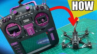 How to Bind ELRS Receiver in BetaFlight  DarwinFPV TinyApe Setup Video [upl. by Reisfield]