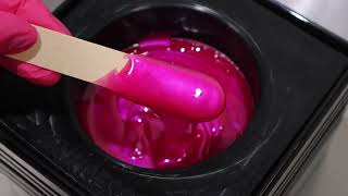 Waxness Neon Series Magenta Rosin Free Gel Hard Wax [upl. by Seena]