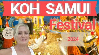 Chak Phra Festival 2024 à Koh Samui  Processions Street Food et Concerts 🎉🇹🇭  Teaser [upl. by Anirahc356]