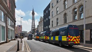 Blackpool Police Prepare for Protest [upl. by Cull]