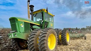 TRACTORS PLOWING at the 2023 Half Century of Progress Show [upl. by Sairacaz]