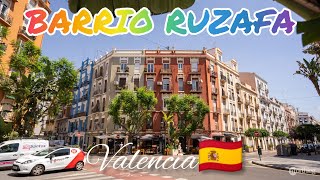 BARRIO DE RUZAFA DE VALENCIA🇪🇦 [upl. by Nekcerb]