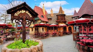 Village Haus Restaurant Disneyland full Area music 19832017 [upl. by Tabber]