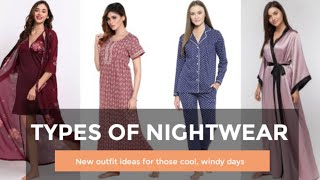 Different types of nightwear for women [upl. by Naashom]