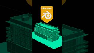 😯 REALISTIC buildings for Blender 3D shorts blender animation realistic [upl. by Introc609]