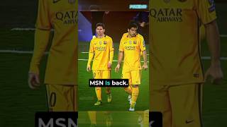 MSN is back again after long years in commercial 💗😱💙feeds shorts footabll [upl. by Granoff]