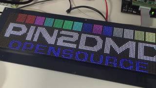 PIN2DMD showing distortion by using wrong voltage on powersupply [upl. by Nawram]