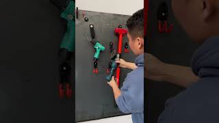 Demonstration of magnetic hook flexibility hooks tools diy magnetic [upl. by Mathian605]