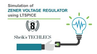 SIMULATION OF ZENER VOLTAGE REGULATOR USING LTSPICE [upl. by Jesselyn]