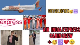 cabin crew interview got selected in very first go 🥳🥳🧿🧿✈️ [upl. by Anitnahs]