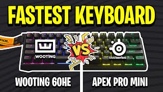 Which Is The FASTEST Keyboard Apex Pro Mini Vs Wooting 60HE [upl. by Kath]