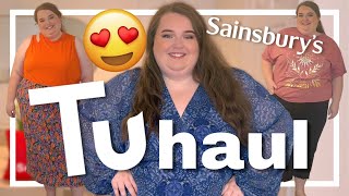 TU SAINSBURYS TRY ON HAUL  plus size fashion at the supermarket  2023 [upl. by Aehsila]