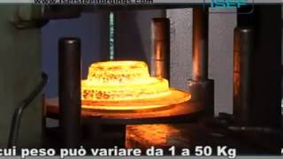 Isef Steel Forgings  Lavorazione a caldo metalli ferrosi [upl. by Schnapp280]