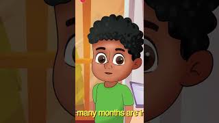 Months of the Year  Nursery Rhymes  Kids Songs  Educational Hip Hop 12 months in a year [upl. by Black]