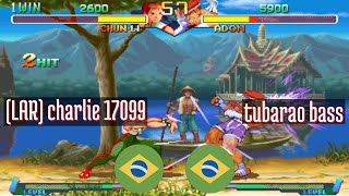 FT5 sfa2u LAR charlie 17099 BR vs tubarao bass BR SF Alpha 2 sfa2 Fightcade Jan 1 [upl. by Healion793]