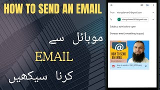 How to send an email in Gmail using mobile [upl. by Leonardo]