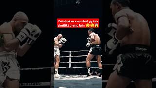 buakaw mah lewat kehebatan Saenchai yg gk dimiliki fighter lain 😮😯😱 boxingskill fight mma [upl. by Keane792]