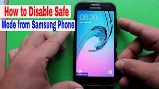 Samsung J2 safe mode disable  how to disable samsung safe mode [upl. by Niwred]