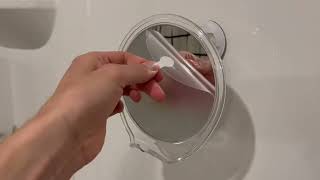 Luxo Fogless Shower Mirror Why Its So Impressive [upl. by Amatruda]