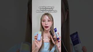 a review of three famous Korean retinol products Ive tried in serine’s view👀 [upl. by Pettifer]