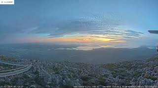 Sunrise Time Lapse 🌤️ November 22 2024 City of Hobart  AUSTRALIA [upl. by Anayk357]