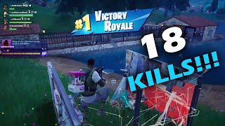 18 kill in my first time playing fortnite Battel Royale 1 victory [upl. by Ardella]