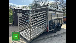 IFOR WILLIAMS TA510 12 LIVESTOCK TRAILER SOLD BY wwwcatlowdycarriagescom [upl. by Kcirdaed876]