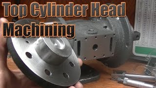 Steam Engine Build Machining Top Cylinder Head  Part 1 [upl. by Olympe146]