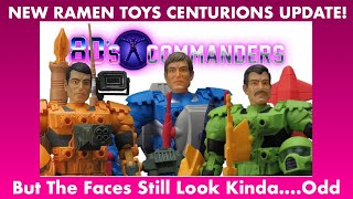 NEW RAMEN TOYS CENTURIONS UPDATE  But The Revised Face Sculpts Still LookUgh [upl. by Weisbrodt]