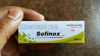 Sofinox Cream Uses Hindi  Sofinox cream  Sodium Fusidate Cream  Fusidate cream [upl. by Vallonia975]